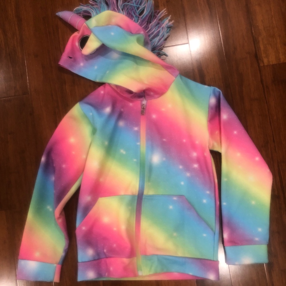 Rainbow Unicorn Hoodie for Kids